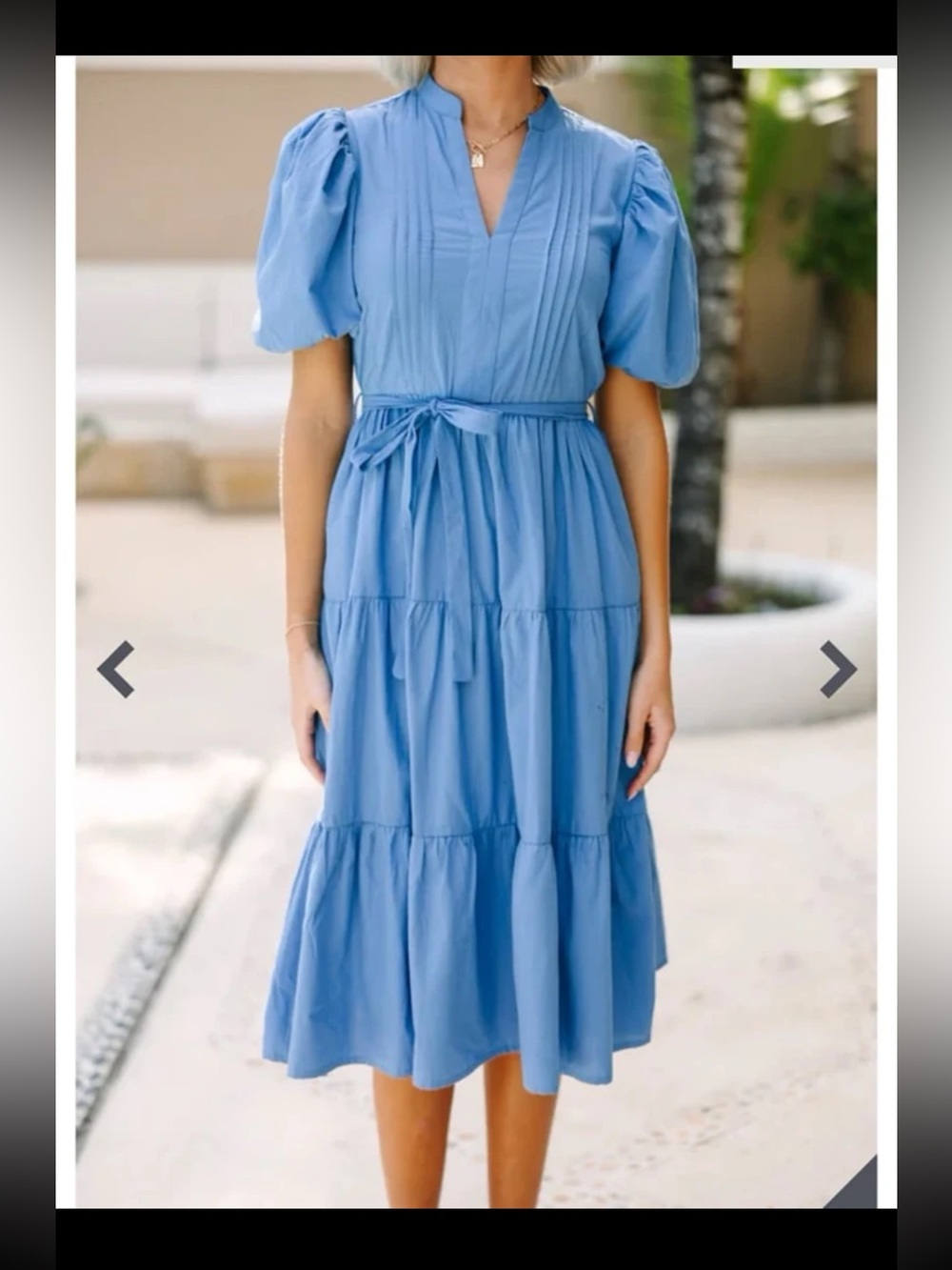 Pinch: On Our Mind Blue Midi Dress size XL - Picture 3 of 12